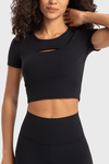 Desiree Ribbed Padded Sports Top