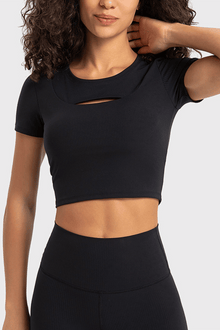  Desiree Ribbed Padded Sports Top