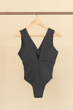 Load image into Gallery viewer, Aria Plunged V-Neck Bodysuit

