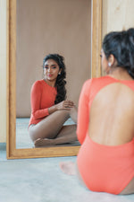 Load image into Gallery viewer, Bella Low-Back Sleeved Bodysuit
