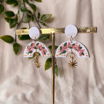 Load image into Gallery viewer, Mimosa Dangles - Handmade Polymer Clay Earrings
