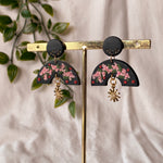 Load image into Gallery viewer, Mimosa Dangles - Handmade Polymer Clay Earrings
